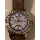 Редкие механические наручные часы с фазой Луны, Швейцария-Франция, 1960-е