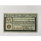 Нотгельд 25 пфеннигов Грубен. Веймарская республика - 1602