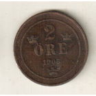 Швеция 2 эре 1905
