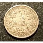 1/2 марки 1905 J Германия