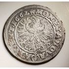 3 крейцера Силезия 1662