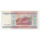 Беларусь 10000 рублей 2000 год, серия ТВ