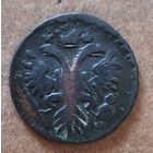 Российская империя 1 деньга (пол копейки), 1731 г., одна черта над датой, KM# 188