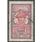 Мартиника. Островитянка. 1908г. Mi#60.