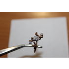 Красивое колечко, времён СССР, позолота, клеймо завода, диаметр 17-18 мм., хорошее состояние.