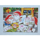 Мейстер с новым годом  1990   10х15 см