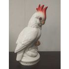 Статуэтка фарфоровая попугай светильник СССР.