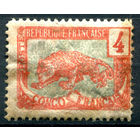 Французское Конго - 1901/07г. - пантера, 4 с - 1 марка - MH [Mi 32]. #4-W1-123-A-1