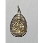 Серебряная иконка Господь Вседержитель .