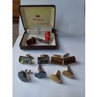 Запонки и заколка