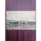 Старая открытка. Вид на Воронеж с реки Воронеж. Подписана