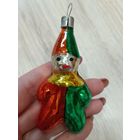 Елочные игрушки стекло клоун