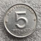 Германия - ГДР 5 пфеннигов  1952 г.
