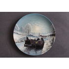 Тарелка коллекционная настенная [Wedgwood, Между шлюзами, Bradex #26-W90-53.1] D=20см.
