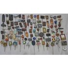 С РУБЛЯ/ шт. Коллекция. 100 импортных значков, фрачники. Микс, все разные.