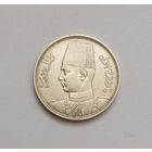 5 пиастров. 1939 г. 835пр., ( Король Фарук I 1922-1952 гг).Египет .