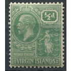 1922 Виргинские острова** Георг V (SG 86)