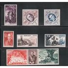 Монако-1956(Мих.527-535)  ** , Филвыставка,Корабли, Князь Ренье III, Президенты США (полная серия)