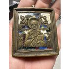 Икона. Николая Чудотворца 7 цветов эмали.