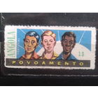 Ангола, колония Португалии, 1962. Марка для колонии, надпечатка "Рост населения"
