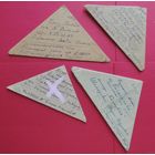 Письма с фронта (треугольники), 1942-1945 гг