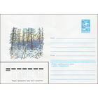 Художественный маркированный конверт СССР N 84-32 (30.01.1984) Пейзаж зимнего леса