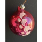 Ёлочная игрушка шарик СССР