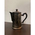 Винтажный мельхиоровый кофейник производства Кольчугино  СССР .