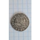 С 1 РУБЛЯ ! МОНЕТА 3 ГРОША  ВКЛ ПОЛЬША  СРЕДНЕВЕКОВЬЕ СИГИЗМУНД lll 1593 ГОД