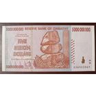 5000000000 (5 миллиардов) долларов 2008 года - Зимбабве - UNC
