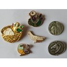 Знак, значки детские 6 шт.