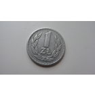 . Польша 1 злотый  1967 г.