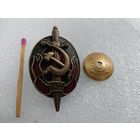 Знак. НКВД. тяжёлый, накладной, номерной.