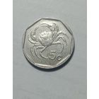 Мальта 5 центов 1991 года .