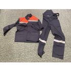 Спецодежда .Костюм влаговетрозащитный (темно-синий/васильковый, размер 104-108, рост 182 -188 см)