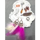 Лот С 1 РУБЛЯ! Бижутерия лотом, серьги агат, кулон янтарь и др. много лотов!