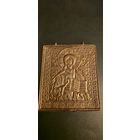 Господь Вседержитель икона меднолитая 19 век