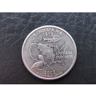 1\4 доллара,2002 Луизиана. США.