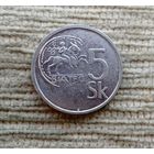 Werty71 Словакия 5 крон 1994 Всадник