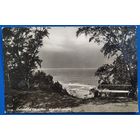 Старинна немецкая открытка. Курорт на Балтийском море. Прошла почту.