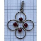 Кулон. Серебро, звезда 916.