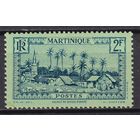 10.FrK. Франция. Колонии. Мартиника. Местные мотивы. 1933 г. 2 Fr. Mi.#150.
