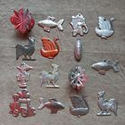 Ёлочные игрушки СССР пластик