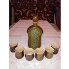 Красивый Набор рюмок и Два графинчика из СССР