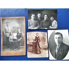 Лот семейных фотографий 1920-1930. 4 фото. Цена за все.