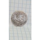 С 1 РУБЛЯ ! МОНЕТА 3 ГРОША  ВКЛ ПОЛЬША  СРЕДНЕВЕКОВЬЕ СИГИЗМУНД lll 1595 ГОД