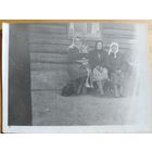 Старое фото в деревне