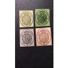 ИСПАНИЯ\124с\ 1855-ГЕРБ/СЛУЖЕБНАЯ  ми5а-8а кц34евр