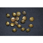 Погонные пуговки в золочён.латуни 1943г. Офицерские,хотя ставили и солдаты. 17 штук. Цена за всё!