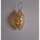 Елочная мини игрушка Шишка из московского набора Малютка #4